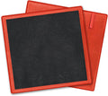 Clay Towel, 2 Pack Clay Bar Towels Auto Detailing, Fine Grade Microfiber Chamois Towel for Car DIY Detail (Red)