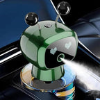 Amposei Smart AI Robot Air Freshener, Aromatherapy Diffuser for Car, Automatic Spray, Ideal Gift Decor for Perfume Lover (Green Gardenia)