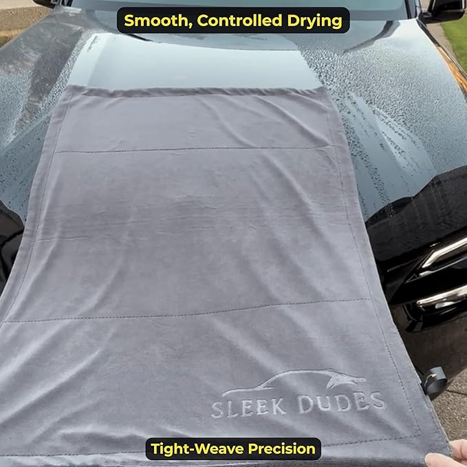 DiamondX XL Car Drying Towel, 27" x 35" Snag-Resistant Microfiber for Smooth, Streak-Free Drying
