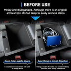SXCY [Double Layer for 2025 2026 Ford Explorer Center Console Organizer Tray for 2025 2026 Ford Explorer Accessories Center Console Tray 2025 2026 Explorer Armrest Console Organizer Tray
