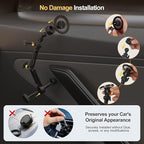 Aukee Phone Mount for Tesla Model 3 and Model Y, Easy Installation andFoldable 360° Adjustable Strongest Magnet Power Tesla Phone Holder Fit for All MagSafe iPhone and Phone with Metal Ring, 1PCS