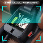 CDEFG Maverick Center Console Organizer for 2022 2023 2024 2025 2026 Ford Maverick Truck Accessories Central Console Armrest Tray Storage Box Insert Tray Coin Container