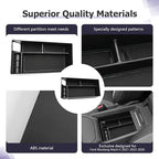 LUWU 2024 Mustang Mach E Center Console Organizer for 2021-2024 Ford Mustang Mach E Select/Premium/GT Accessories Armrest Console Storage Box Glove Organizer Tray ABS Material (Black)
