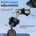 SOH Magnetic Suction Cup Car Phone Mount, 360° Rotation Stable Car Dashboard & Windshield Phone Holder Mount, Powerful Smartphones Suction Cup Car Holders Mount Hands Free for All Smooth Surface