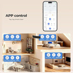 Apical Life Handheld Cordless Vacuum (12000Pa) + Robot Vacuum and Mop Combo (10KPa, Multi-Floor Mapping) - 2-in-1 Cleaning Kit for Home, Car, Stairs & Pet Hair