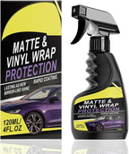 Matte & Vinyl Wrap Protection Spray, Vinyl Cleaner Protectant Spray, Matte Finish Detailer and Spray Sealant for Boats, Cars, Trucks & SUVs (1PCS)