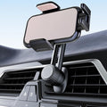 Phone Mount for Car Vent: [Never Blocking] Air Vent Cell Phones Holder for iPhone & Samsung Android Smartphone [Thick Cases Friendly] Hands-Free Auto Mobile Phone Stand (Pink)