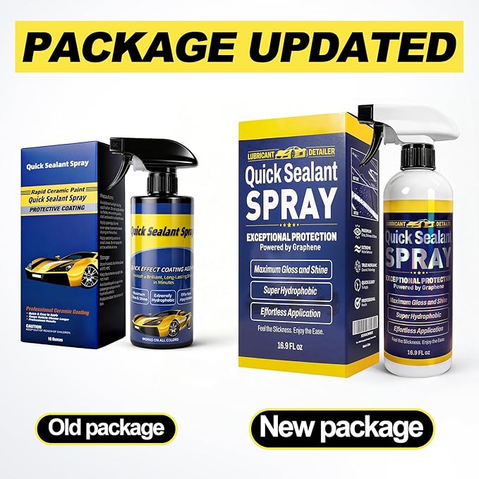500ML Ceramic Coating for Cars: Quick Effect Coating Agent for Car Motorcycles Trucks & RVs - Extreme Hydrophobic Water Beading & Deep Gloss Shine for Long-Lasting Polish Spray Wax