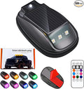 Solar-Powered Car Roof Light – Waterproof, Remote Control & Easy Installation, Solar Car Roof Light Kit, 8 Colors Wireless LED Strobe Lights with Remote Control for Trucks, Motorcycle, Vehicle (1pc)