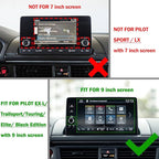 EDBETOS Pilot Center Console Dashboard Organizer Compatible with Honda Pilot Accessories 2023 2024 2025 Elite/Touring/TrailSport/EX-L 9-in Behind Screen Dash Storage Insert Glasses Holder Tissue Tray