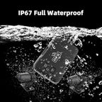 HFK HM201 Motorcycle Dash Cam, 1080P +1080P Motorcycle Camera Front and Rear, Stealth Design, IP67 Waterproof, 5G WiFi, Loop Recording, G-Sensor, Built in eMMC 64GB Storage, Support 512GB Max