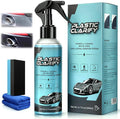 Plastic Refurbishment, Car Trim & Plastic Restorer for Refreshing Faded Plastic, Leather, Vinyl & Rubber Trim with Polish, Automotive Shiny Stuff, Black Car Exterior & Interior Care-200ml