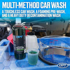 Optimum Touchless Decon Car Wash Soap – pH Neutral, Heavy Duty Decontamination, Touch Free, Spray on and Rinse Off Car Wash and Ceramic Coating Maintenance Multi-Use Formula (1 Gallon)