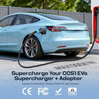 NACS to CCS1 Charger Adapter Compatible with Tesla Superchargers,UL 2252 Upgraded Tesla Supercharger to CCS1 Charger Adapter (500A, 1000V), Fast Charge for Electric Vehicle, [Check Compatibility]