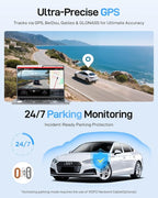 VIOFO A229 Ultra 3 Channel Dash Cam, Dual 4K + 1080P, 210° Fisheye Cabin Car Camera, Triple STARVIS 2 Sensors with Dual 4K HDR, Faster 5GHz Wi-Fi & GPS, Smart Voice Control, Super Night Vision 2.0