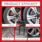 Car Tire Shine with Sponge 100g Wheel Shine Tire Polishing Paste for Cars Trucks Motorcycles RVs & More