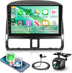 4G+64G Car Radio Stereo for Honda CRV 2002-2006 with Wireless CarPlay/Android Auto,9 Inch 1280 * 720P IPS Touch Screen Car Stereo Android 13 GPS WiFi Bluetooth 32-Band DSP HD Backup Camera
