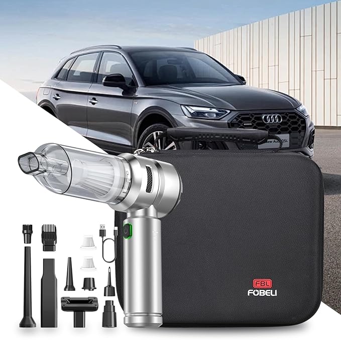 FBLFOBELI Hard Case for VNOST/EYYA/Saker/IYOFINE/WINWEND/SakerPlus Portable Mini Cordless Cleaner, Handheld Vacuum for Home,Car, Office Desk, Keyboards (Case Only)