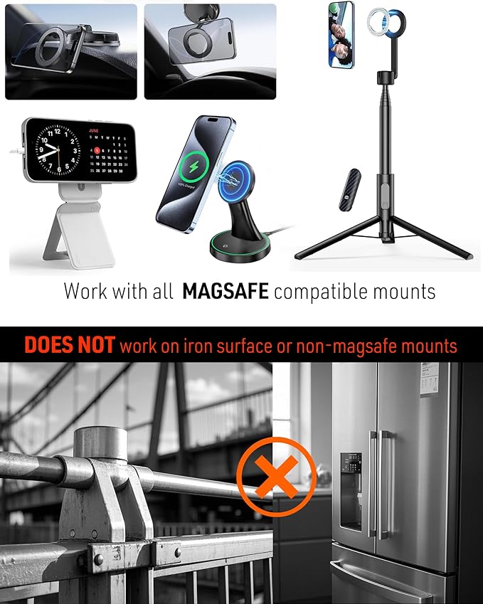 MOSENVKA Universal Magnetic Phone Mount Plate,Strong Adhesive Plate for Magnetic Car Mount, Phone Sticker for iPhone 16e and All Smartphones and Cases-Slim,Lightweight,and Reusable (Black-4 Pack)