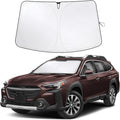 EcoNour Windshield Sunshade Compatible for Subaru Outback 2020-2023 2024 2025, Sun Visor for Front Windshield & Window Sun Shade Cover, UV Heat Blocker & Protector, Car Accessories