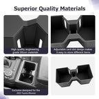 LUWU 2026 4Runner Center Console Cup Holder Compatible with 2025 2026 Toyota 4Runner Interior Accessories Center Console Silicone Cup Holder Insert 4Runner 2026 Accessories 4 Runner 2026 Accessory