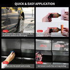 Car Plastic Restorer - Ceramic Crystal Coating Technology, Quickly Repair Fading Bumpers, Plastic and Rubber, Back to Black Shine，Black Trim Restorer with Effects Lasting up to 6 Months
