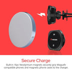 Verbatim Charge 'n’ Drive Qi2 Magnetic Wireless Car Charger