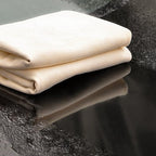 (3 Pack) Car Natural Chamois Cleaning Cloth,Absorber Towel for Car Chamois Drying Towe RIVERLAKE Genuine Deerskin Leather Auto Car Wash Drying Towel,Super Absorbent,3 Available Sizes. (L/M/S 3IN1)