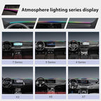 JYCDC Dashboard Ambient Light Strip with OBD Plug-in, RGB Interior Car LED Light Bar, App Control Music Sync, Compatible with BMW 1, 2, 3, 4, 5, 6 Series, X3, X4, X5, X6 & More Interior Accessories