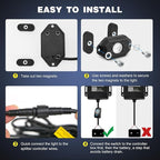 Nilight RGB LED Rock Lights Kit 8 PCS Underglow Multicolor Neon Light Pod with Magnetic Base Bluetooth App Control Flashing Music Mode IP68 Wheel Well Light for Truck ATV UTV RZR SUV
