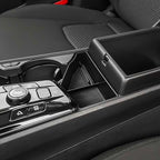 HGWEI 2 Pack Center Console Organizer Compatible with 2023-2026 Kia Sportage Hybrid/Plug-in Hybrid Middle Armrest Storage Box Insert Tray Accessories (Edition with Electronic Transmission ONLY), Black