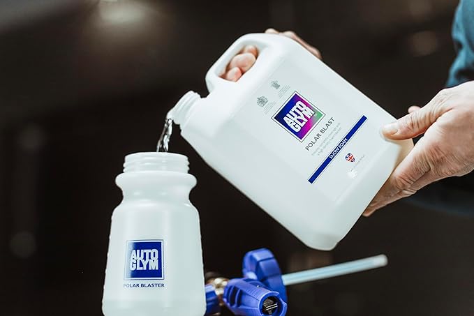 Autoglym Polar Blast, 2.5L Concentrate Extra Thick Snow Foam (15L When diluted) Softens Dirt in Advance of wash, pH Neutral Car Shampoo Suitable for All Paint Types, White