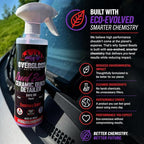 Speed Beads Ceramic Quick Detailer Spray, Si02 Hydrophobic Paint Protection, Streak-Free Gloss Enhancer, Non-Toxic Formula, 16 oz, By OverGloss Auto Care