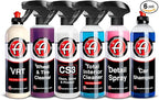 Adam's Essential Car Wash Kit (6-Item) - USA Made Auto Detailing Car Care Cleaning Kit for Car & Truck Lovers, Dads, Moms and DIYers - Our Products