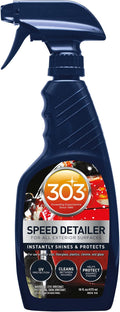 303 Products Speed Detailer - For All Exterior Automotive Surfaces - Instantly Shines And Protects Paint - Cleans Between Washes - UV Protection, 16 fl. oz. (30216CSR) Packaging May Vary