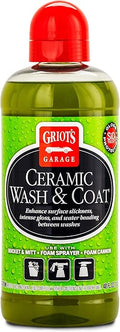 Griot's Garage Ceramic Wash and Coat for All Car Exterior Surfaces, Lubricant Rich, Provides Durable Car Paint Protection, 10885, 48oz