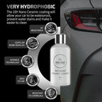 Magic Shield Ceramic Coating PRO 10H - Self-Healing | Long lasting for 2 cars+ | Advanced SiO2 Protection | Easy Application | Candy-Like Gloss | Perfect for Cars, Motorcycles, RVs, and Boats (50ml)