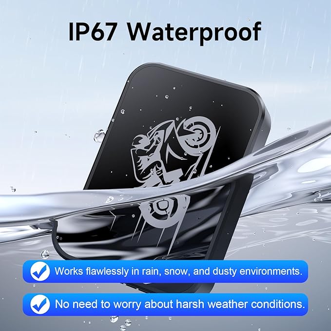 Motorcycle Dash Cam, 2K Ultra HD Front Dash Camera for Motorcycle, IP67 Waterproof, Loop Recording 24H Parking Monitor Wide Angle Night Vision with App Control, Max Support 128 GB