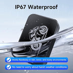 Motorcycle Dash Cam, 2K Ultra HD Front Dash Camera for Motorcycle, IP67 Waterproof, Loop Recording 24H Parking Monitor Wide Angle Night Vision with App Control, Max Support 128 GB