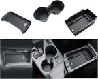 BIBIBO 3Packs 2024 2025 2026 Crosstrek Center Console Organizer for 2023-2026 Subaru Crosstrek&2024+Subaru Impreza Console Trays+ Insert Cup Holder& Wireless Charging Mats Crosstrek 2024 2025 2026