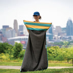 Sprints Athletic Running Towel, Full-Sized, Car Seat Cover - Moisture Wicking (Sasquatch)
