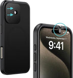 Spy-Fy iPhone 16 Privacy Case with Camera Covers Front and Rear | Magsafe compatible and Kickstand | Protect Your iPhone and Privacy | 6-Foot Drop Proof | 6,1 Inch | Camera Protection by Valenta