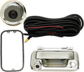 Rear View Camera, w/ Chrome Tailgate Handle, Compatible with 2005-2014 Ford F150, 2008-2016 F250 F350 F450 F550 Super Duty, 2007-2010 Explorer, 170° Angle, Backup Camera Kit, Back Up Reverse Camera