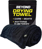Beyond Drying Towel - Super Absorbent Large Premium Microfiber Detailing Towel for Cars and Boats - 3-Pack