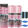 2PCS Polishing Cleaner Car Interior, 2026 Upgrade Car Interior Cleaner Spray, All Purpose Car Interior Detailer Cleaner for Dashboards, Seats, Leather, Plastic
