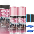 2PCS Polishing Cleaner Car Interior, 2026 Upgrade Car Interior Cleaner Spray, All Purpose Car Interior Detailer Cleaner for Dashboards, Seats, Leather, Plastic