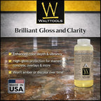 Polyaspartic 85 | High-Gloss, Protective, Polyaspartic Concrete Coating (3 Quart Kit)