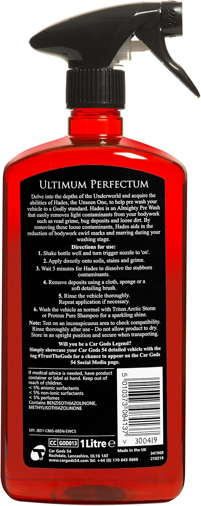 Car Gods Pre Wash All Purpose Cleaner, 34 Fl Oz