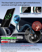 SKYLOTEC Phone Holder for BMW X1 2016-2022/X2 2018-2023 Accessories 10.25-Inch Screen Fixed Clip, Car Magnetic Phone Mount Compatible with MagSafe, Strong Magnets 15W Wireless Charger Cell Phone Base