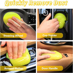 Car Cleaning Gel 4-Pack (5.6oz/pcs) – Universal Car Cleaning Putty, Auto Interior Cleaner Slime & Dust Remover, Car Cleaning Kit for Vents, Dashboards & Keyboards, Car Putty for Cleaning Accessories